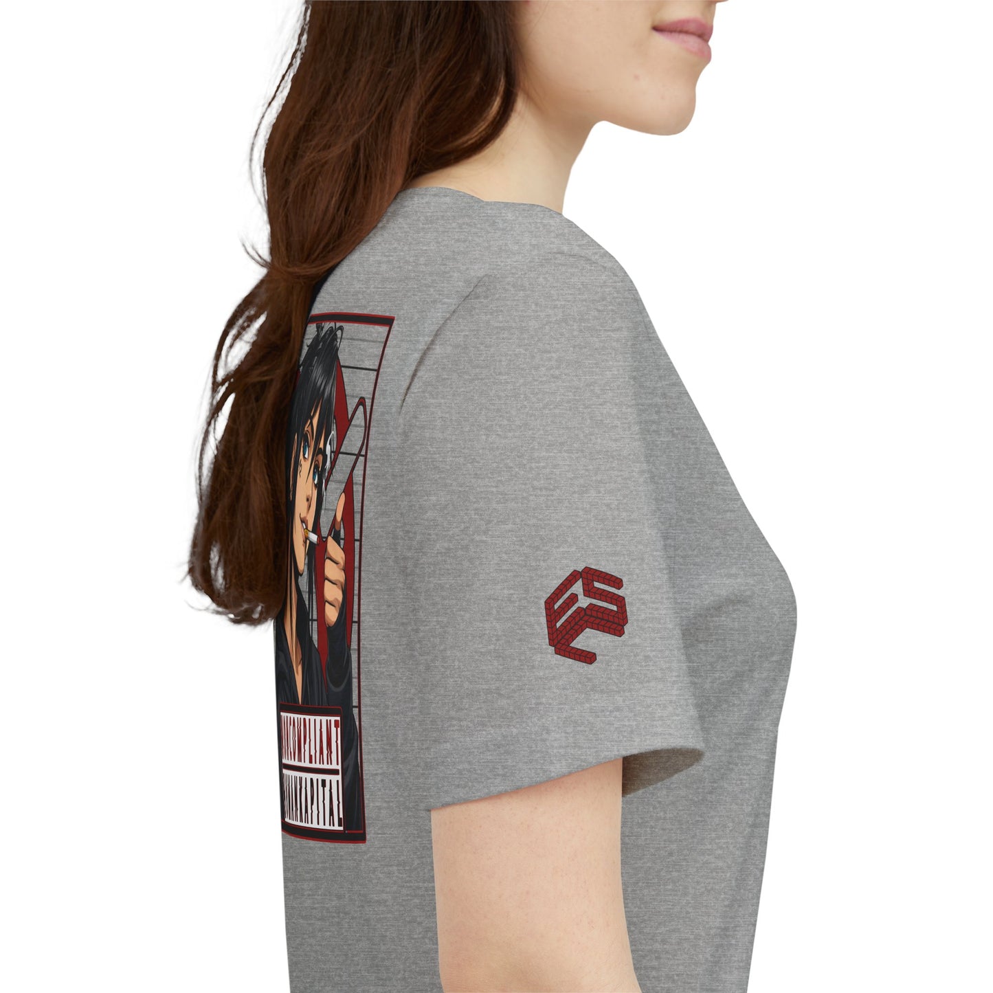 NONCOMPLIANT HUMANKAPITAL - NE'ER-DO-WELL - 42 RED - Anime Cyberpunk - Unisex Jersey Short Sleeve Graphic T-shirt