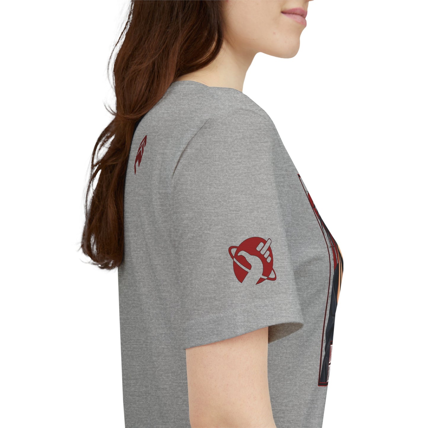 NONCOMPLIANT HUMANKAPITAL - Front Design - 42 RED - Anime Cyberpunk - Unisex Jersey Short Sleeve Graphic T-shirt