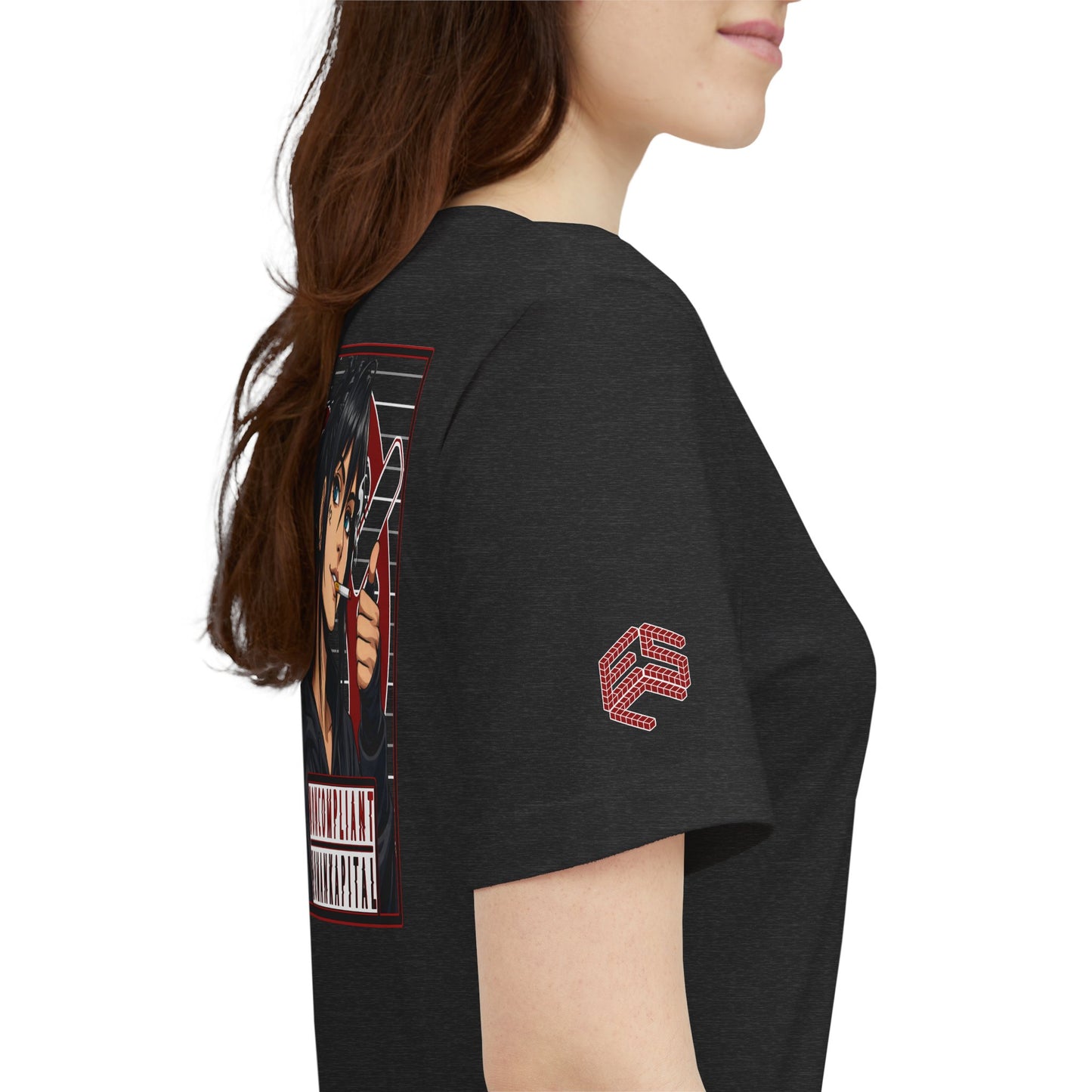 NONCOMPLIANT HUMANKAPITAL - NE'ER-DO-WELL - 42 RED - Anime Cyberpunk - Unisex Jersey Short Sleeve Graphic T-shirt