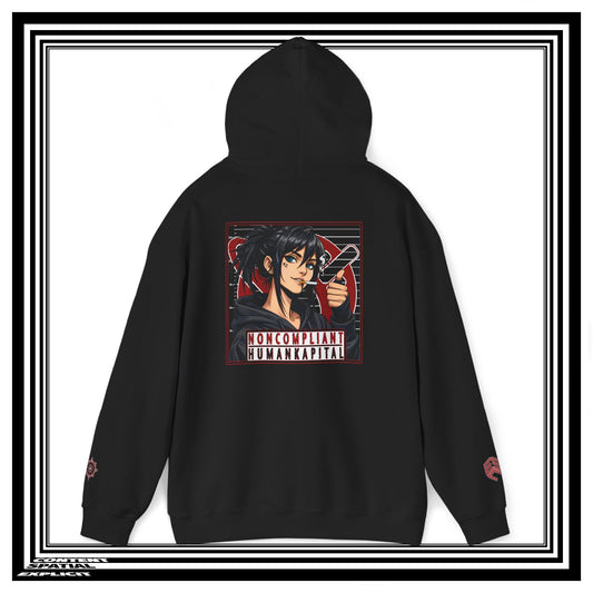 NONCOMPLIANT HUMANKAPITAL - 42 RED - Hooded Sweatshirt