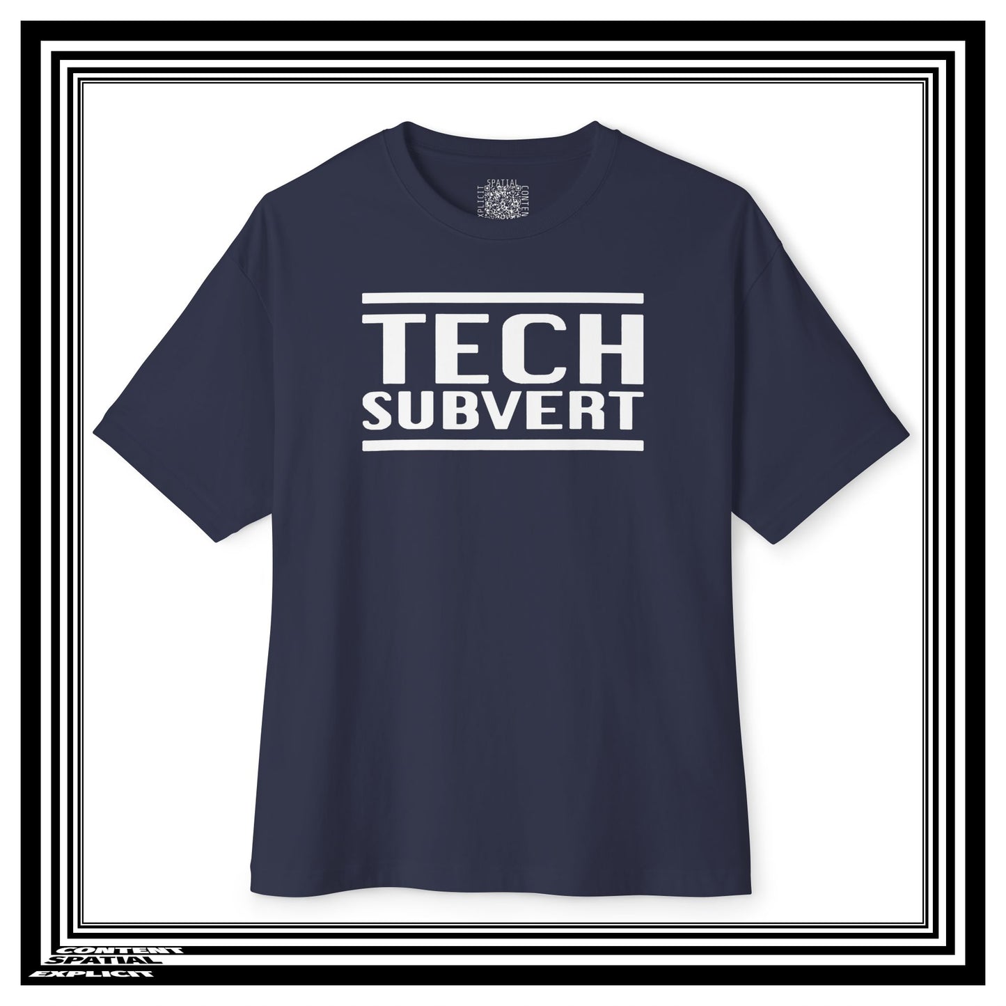 TECH SUBVERT - Tech Support Parody - Oversized Boxy Tee