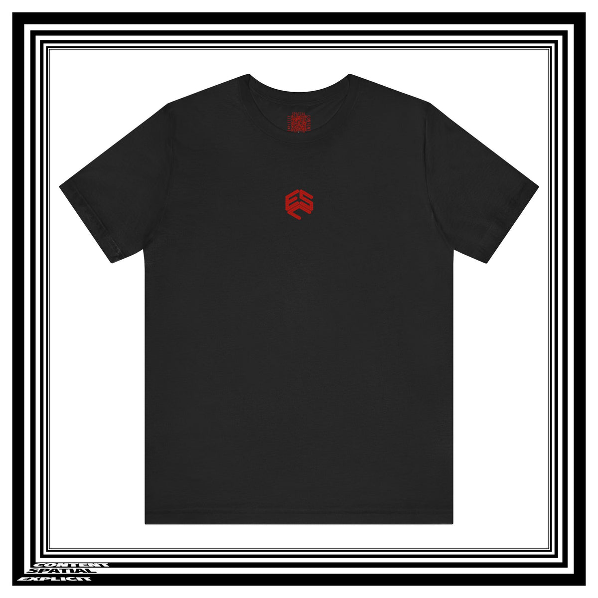 Three-legged Raven (Yatagarasu) - Back Design - Kanji - Unisex T-Shirt