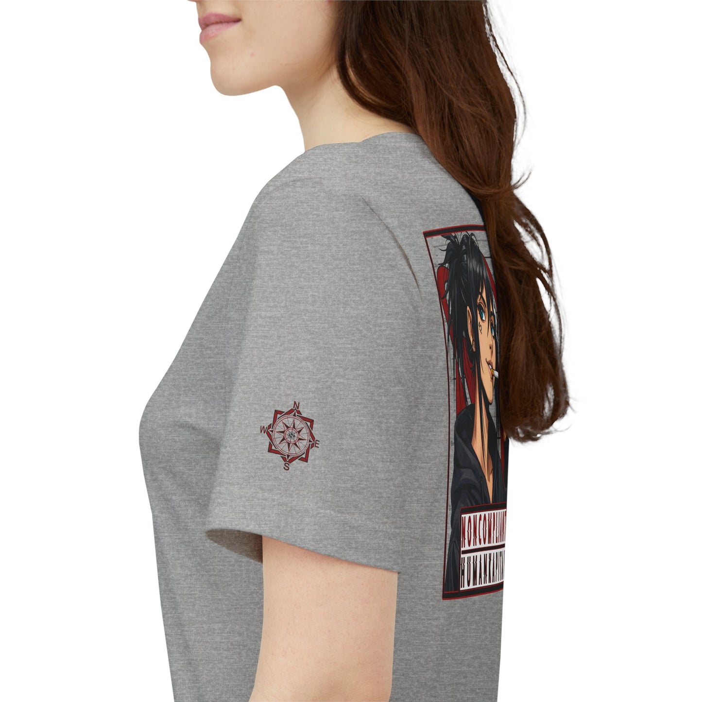 NONCOMPLIANT HUMANKAPITAL - NE'ER-DO-WELL - 42 RED - Anime Cyberpunk - Unisex Jersey Short Sleeve Graphic T-shirt