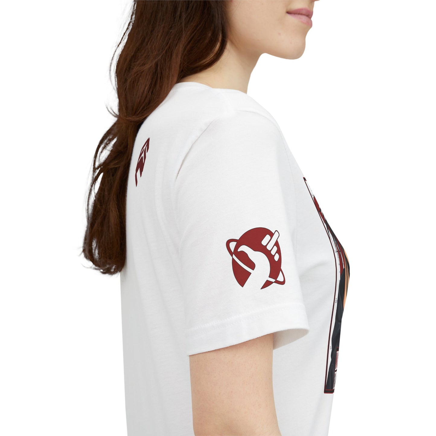 NONCOMPLIANT HUMANKAPITAL - Front Design - 42 RED - Anime Cyberpunk - Unisex Jersey Short Sleeve Graphic T-shirt