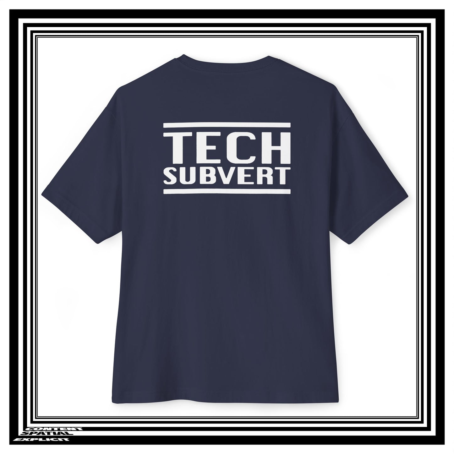 TECH SUBVERT - Tech Support Parody - Oversized Boxy Tee
