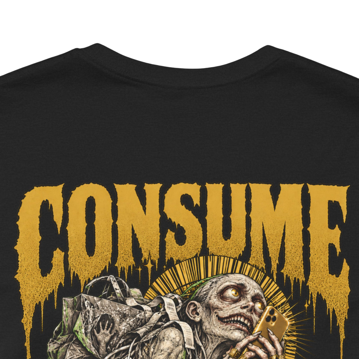 Consume Dark Surrealist Graphic T-Shirt