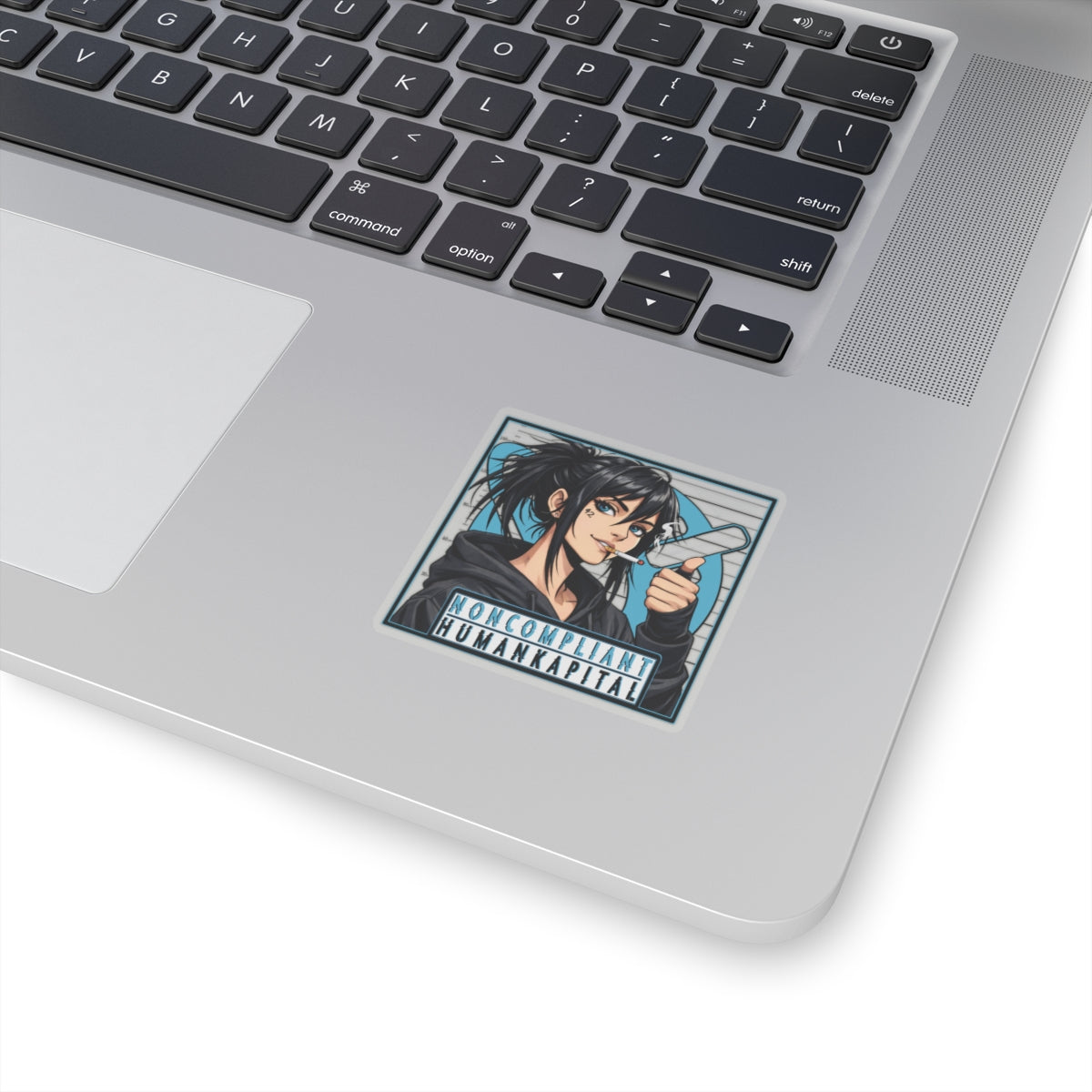 NONCOMPLIANT HUMANKAPITAL - BLUE - Anime Rebel  - Kiss-Cut Decal