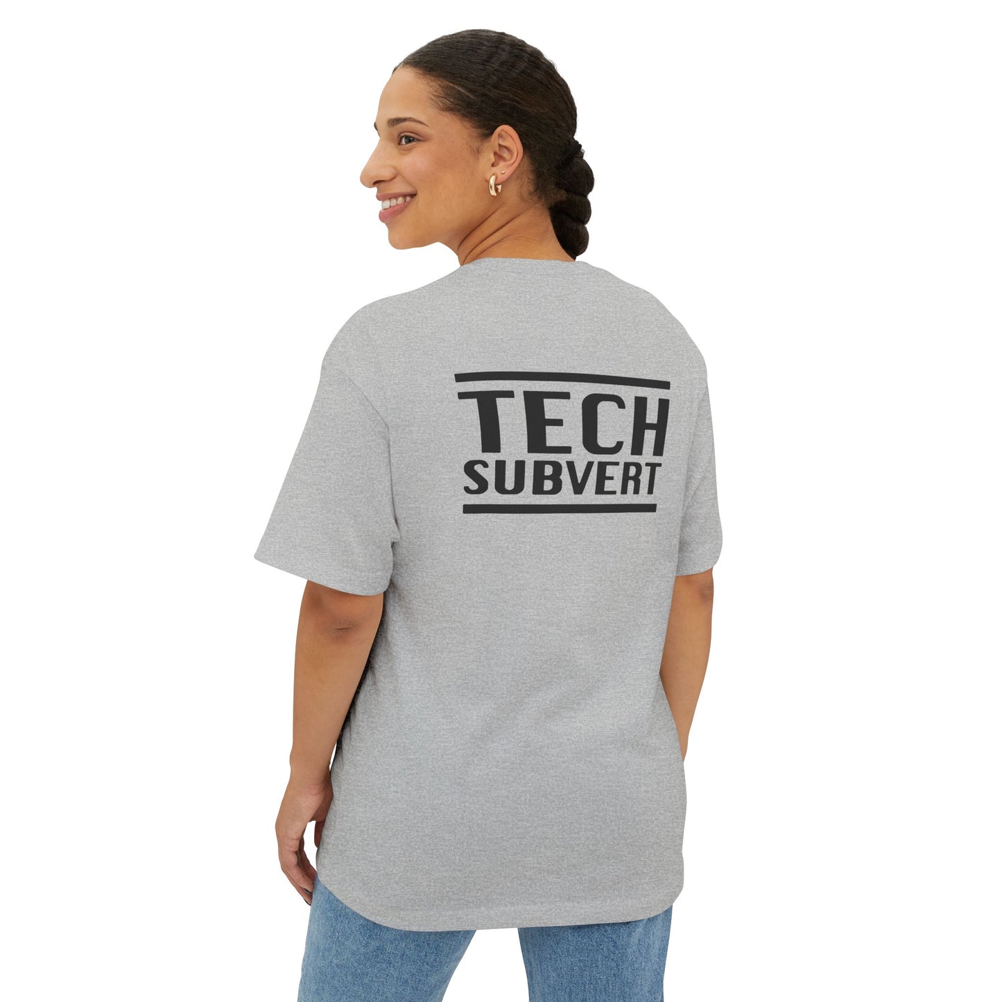 TECH SUBVERT - Tech Support Parody - Oversized Boxy Tee