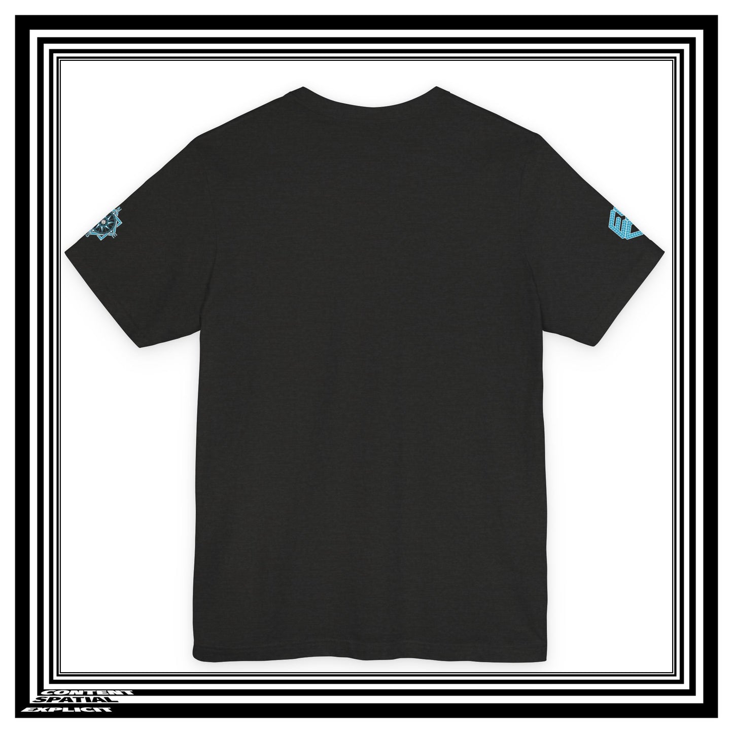 NONCOMPLIANT HUMANKAPITAL - Front Design - 42 BLUE - Anime Cyberpunk - Unisex Jersey Short Sleeve Graphic T‑Shirt