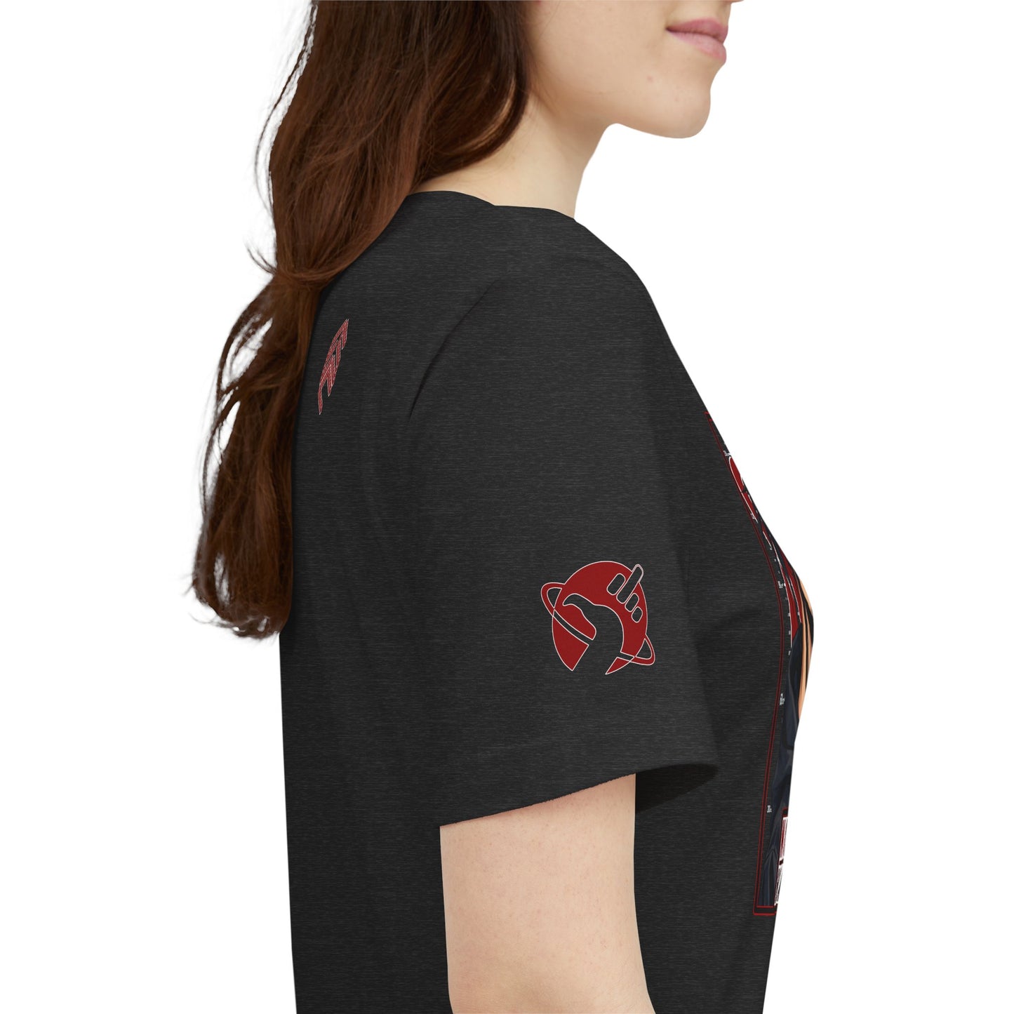 NONCOMPLIANT HUMANKAPITAL - Front Design - 42 RED - Anime Cyberpunk - Unisex Jersey Short Sleeve Graphic T-shirt