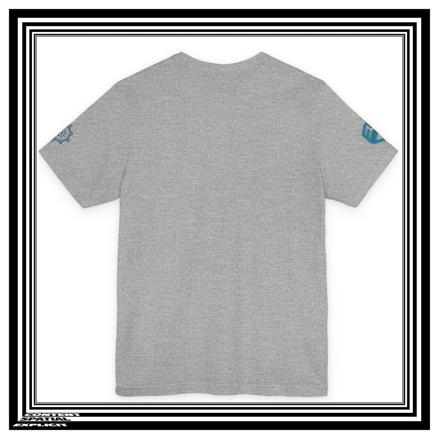 NONCOMPLIANT HUMANKAPITAL - Front Design - 42 BLUE - Anime Cyberpunk - Unisex Jersey Short Sleeve Graphic T‑Shirt