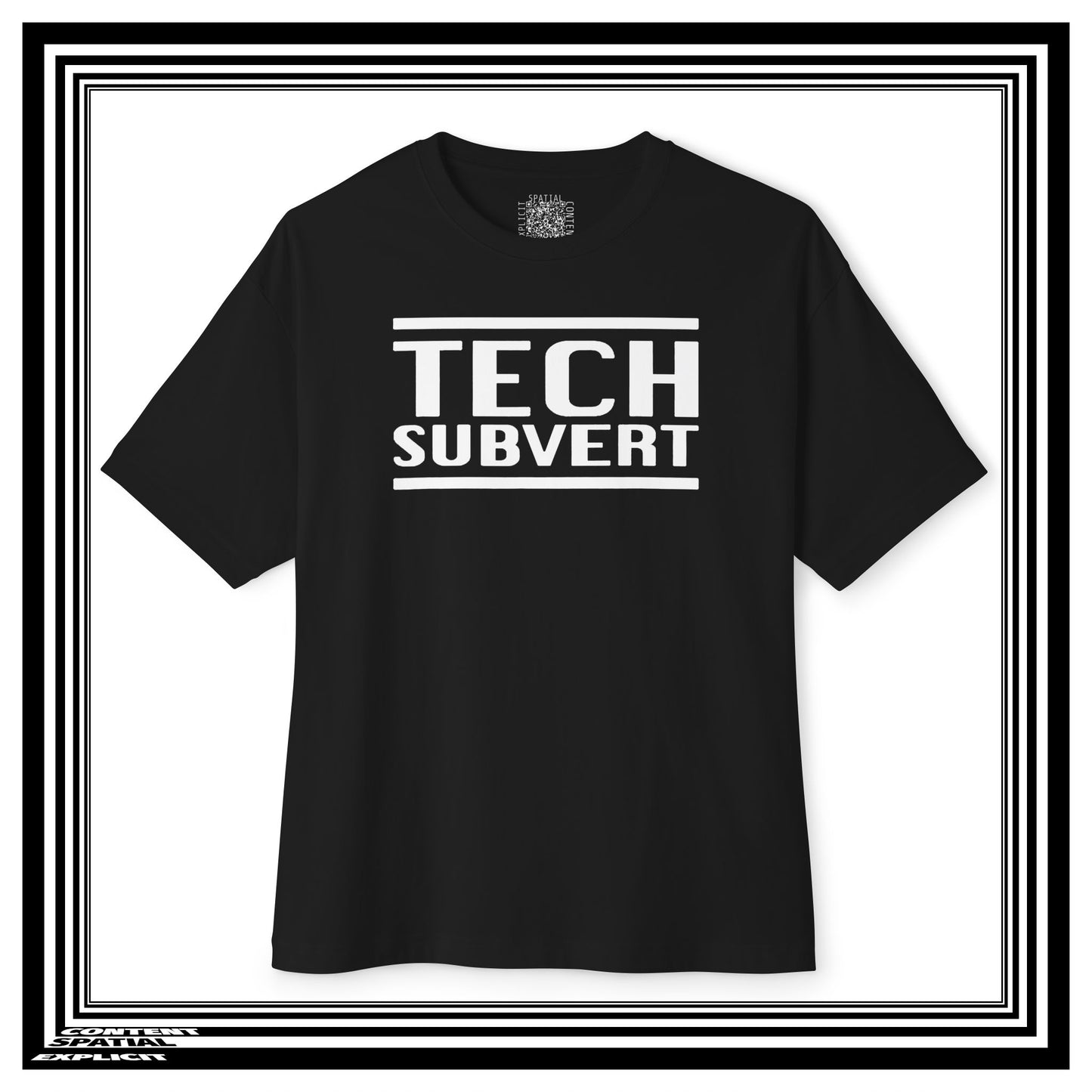 TECH SUBVERT - Tech Support Parody - Oversized Boxy Tee
