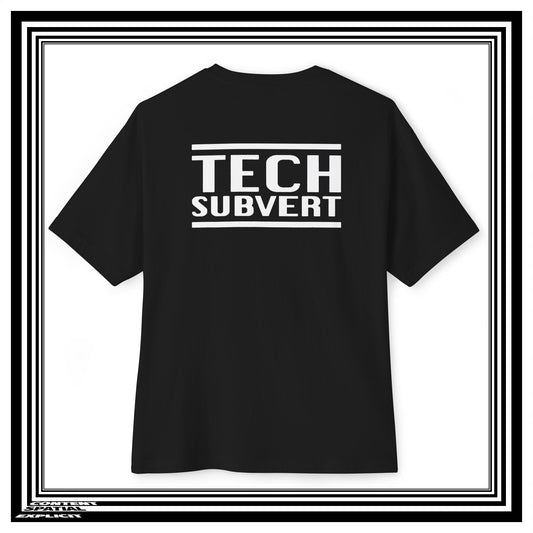 TECH SUBVERT - Tech Support Parody - Oversized Boxy Tee