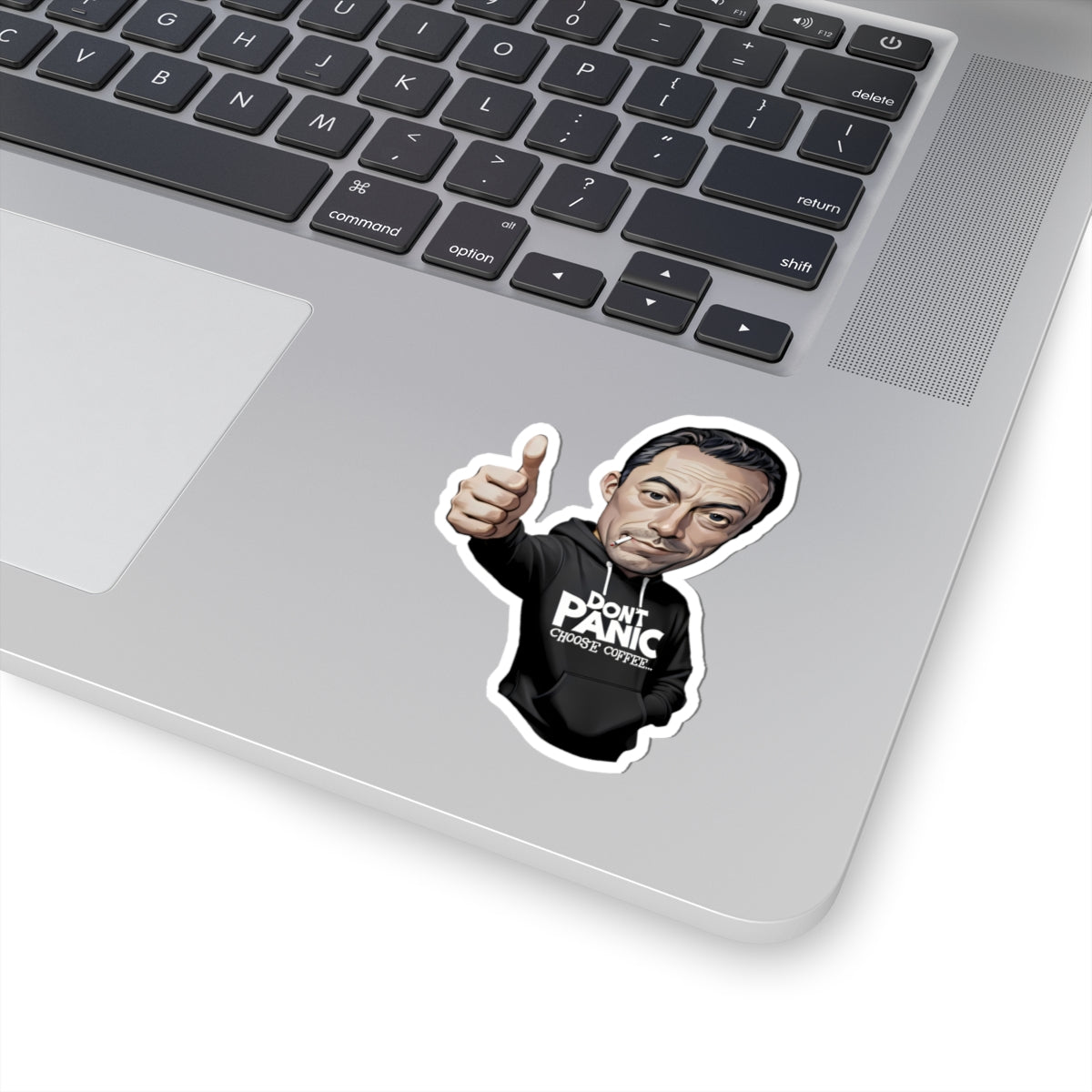 DON'T PANIC - Choose Coffee - Thumbs-Up Sticker