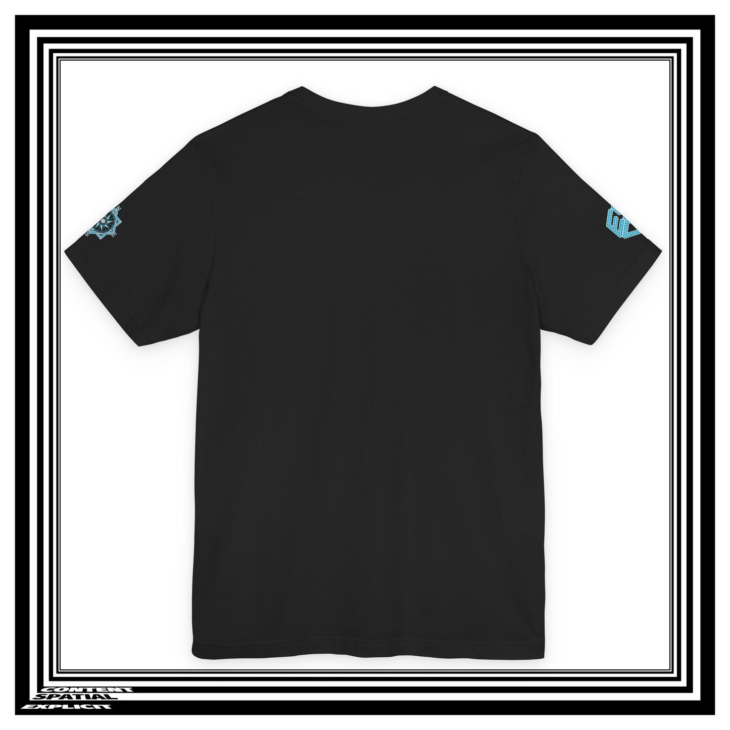 NONCOMPLIANT HUMANKAPITAL - Front Design - 42 BLUE - Anime Cyberpunk - Unisex Jersey Short Sleeve Graphic T‑Shirt