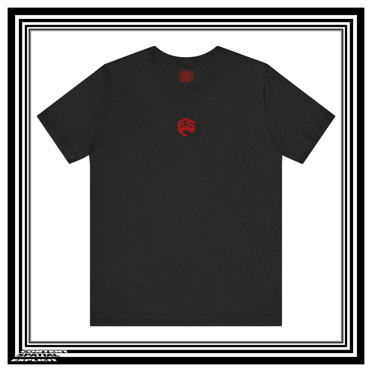 Three-legged Raven (Yatagarasu) - Back Design - Kanji - Unisex T-Shirt