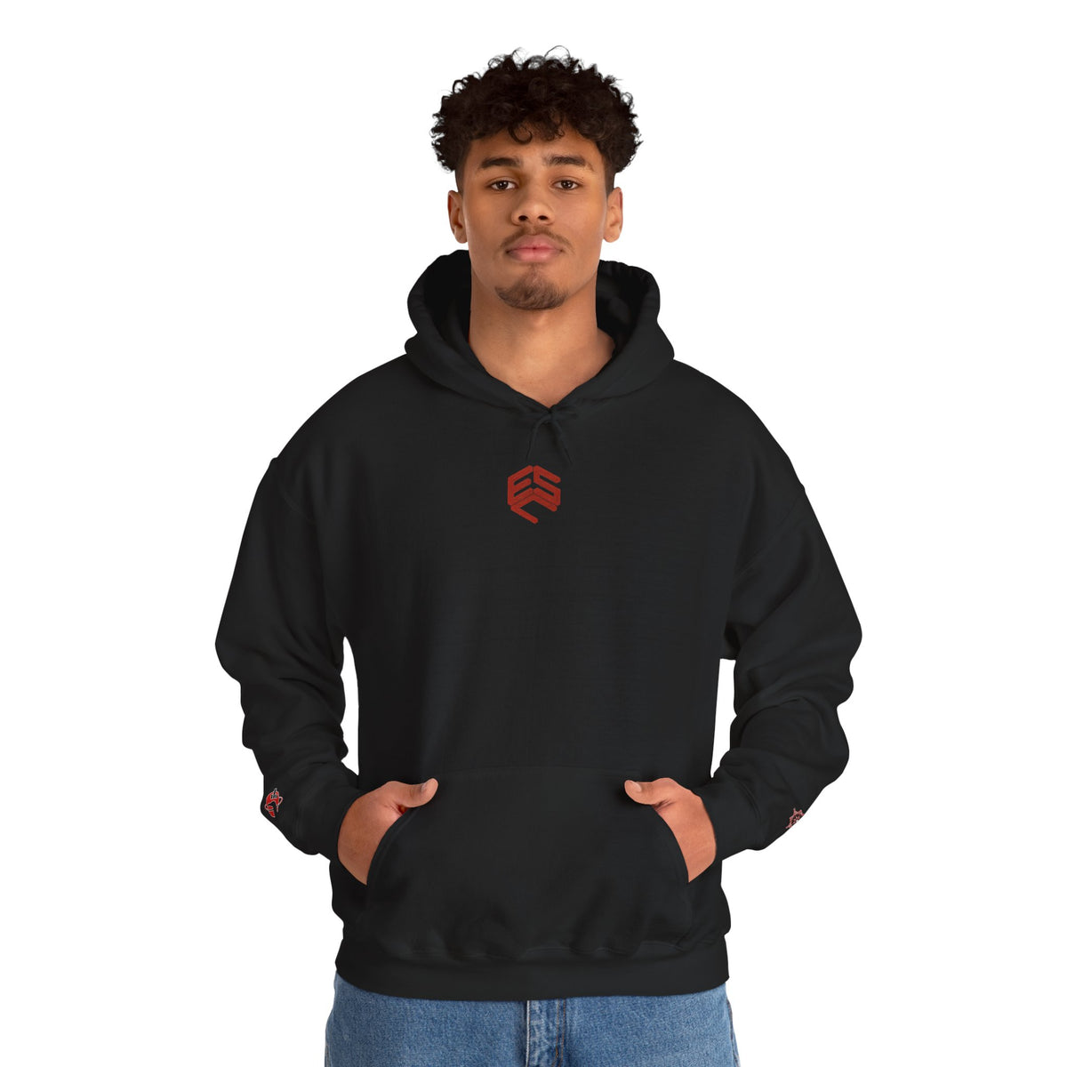 TECH SUBVERT - Back Design - Unisex Heavy Blend™ Graphic Hooded Sweatshirt