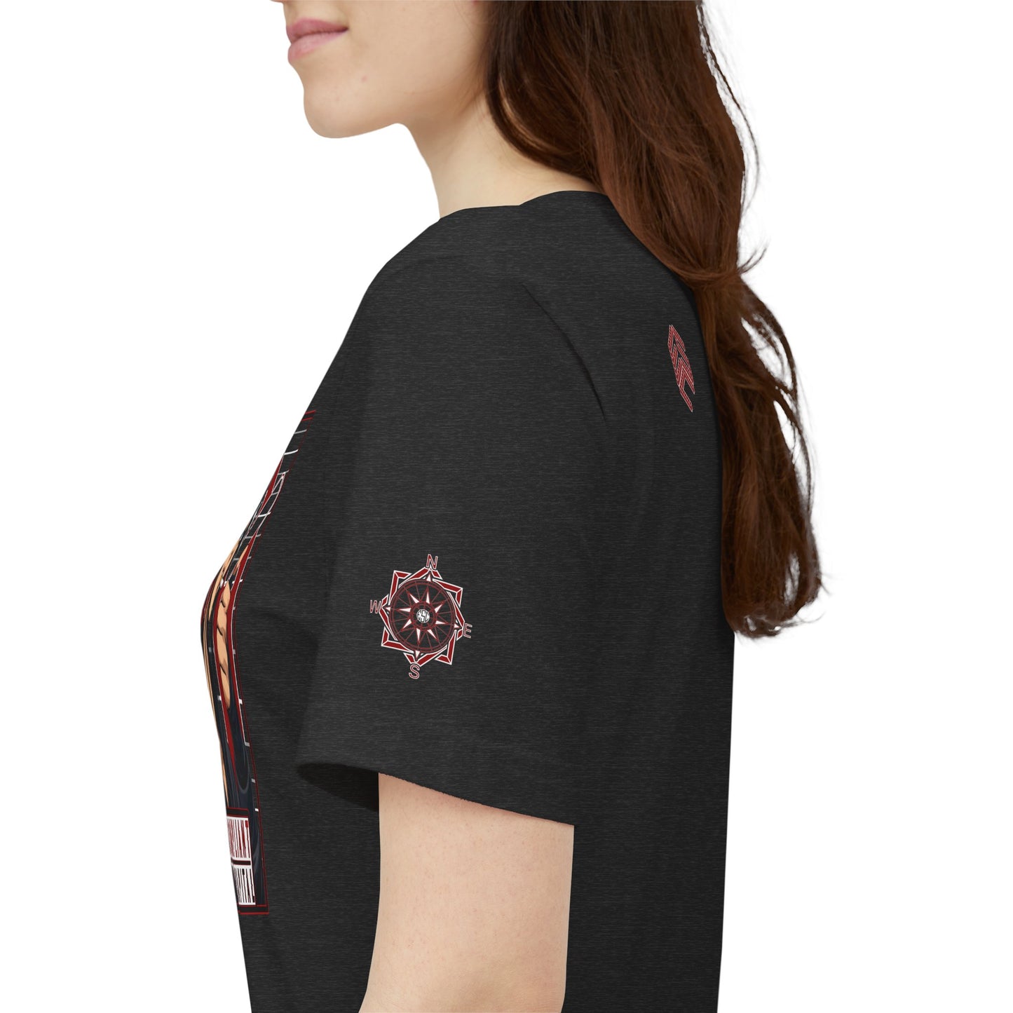 NONCOMPLIANT HUMANKAPITAL - Front Design - 42 RED - Anime Cyberpunk - Unisex Jersey Short Sleeve Graphic T-shirt