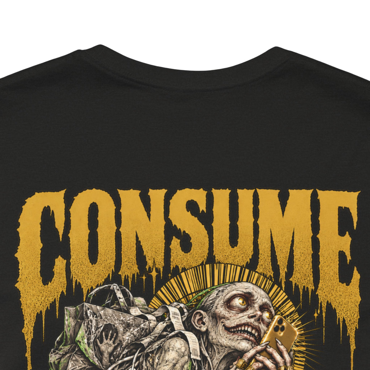 Consume Dark Surrealist Graphic T-Shirt